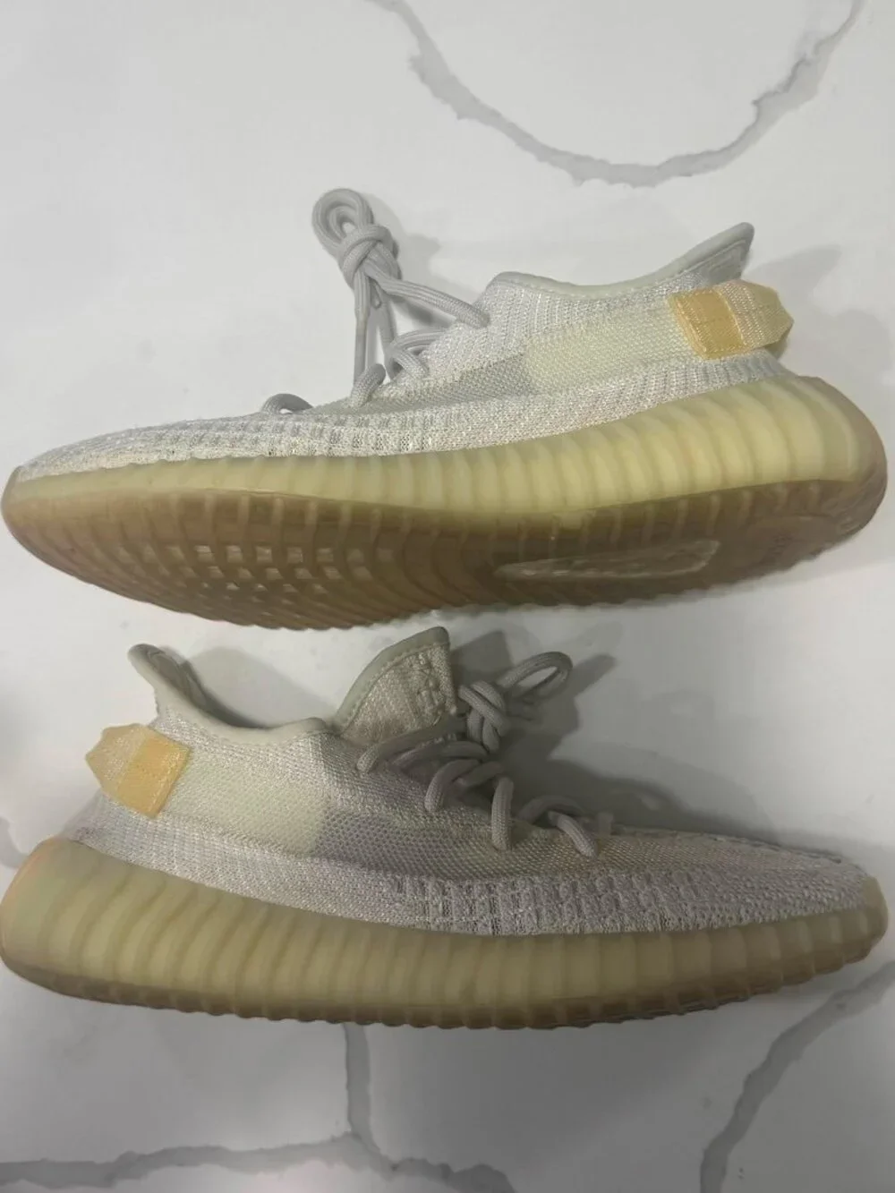 Adidas Women Yeezy Boost 350 V2 Light UV Reactive Sneakers Size 9